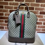 Top Quality Gucci UK Savoy 724654 Bowling Ebony Supreme Tote Bag