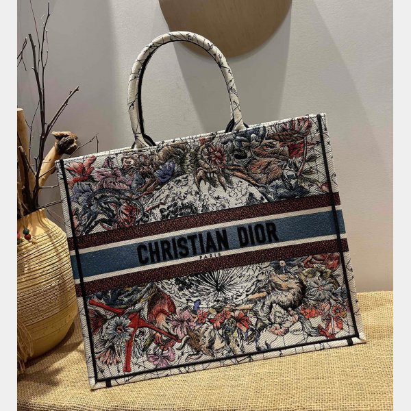 AAA Replica Designer CD Book Tote Christian Dior Handbags