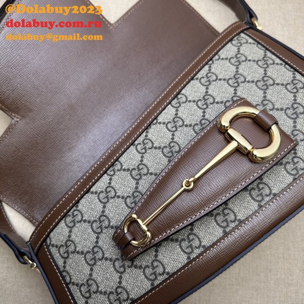 Top Quality 764155 Horsebit Shoulder 1955 Gucci Inspired Bag