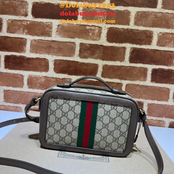 1:1 Mirror Gucci Replicas Ophidia 739392 Shoulder With-Web Bag