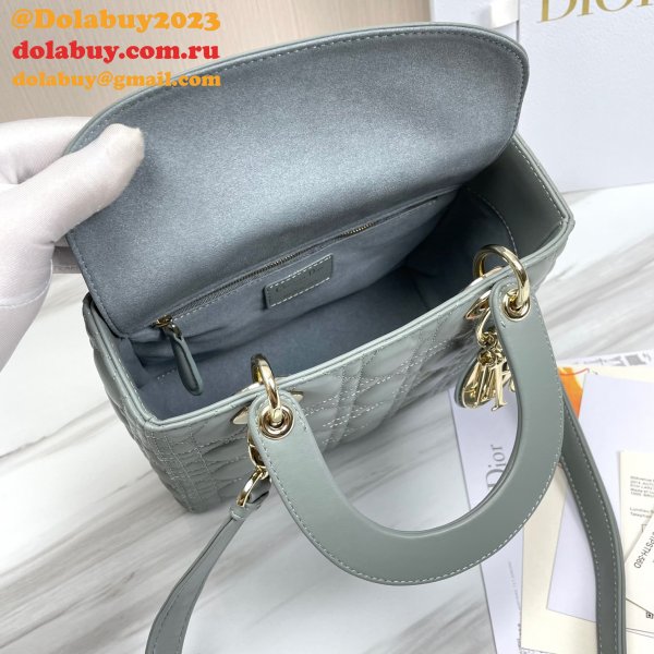 Fashion Christian Dior Lady Dior Top Quality 24CM Fake Bag