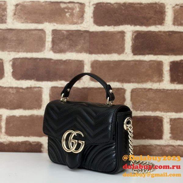 Best GG Marmont Gucci 811238 Top Handle Knockoff Bag