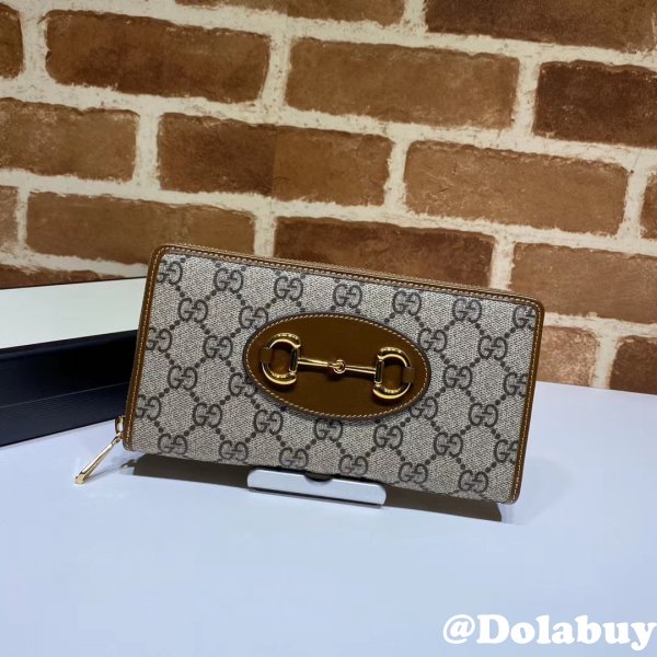 Best Gucci Replica 621889  1955 Horsebit zip around wallet