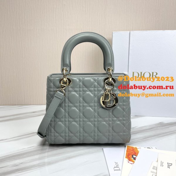 Fashion Christian Dior Lady Dior Top Quality 24CM Fake Bag