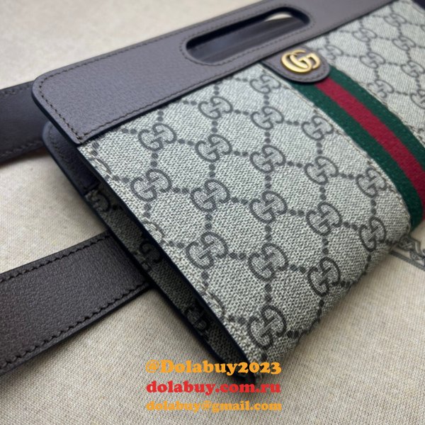 Gucci Replica Ophidia Ebony GG Supreme Belt 704196 Bag Store