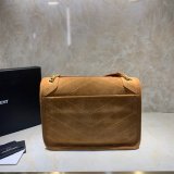 Ysl Saint Laurent niki mini Top Quality 22cm Brown Bag