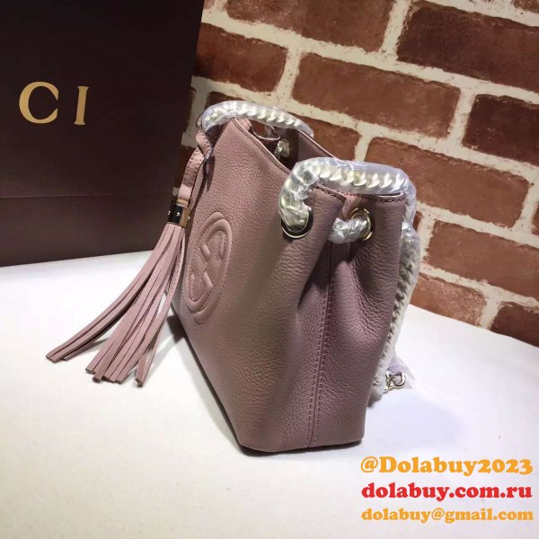 Top Quality Gucci Soho Leather Chain Strap Shoulder 387043 Bag