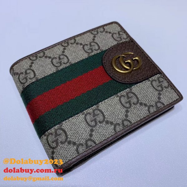 Replica Gucci Men's GG Supreme Pig Print 557702 Wallet