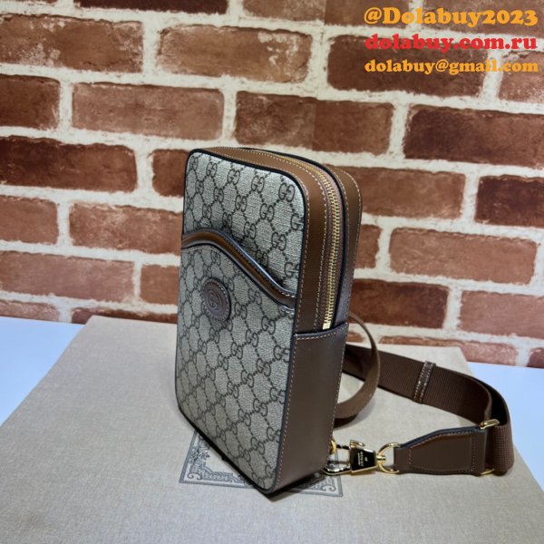 Gucci China Dolabuy Replica Sling backpack 696016 Interlocking G