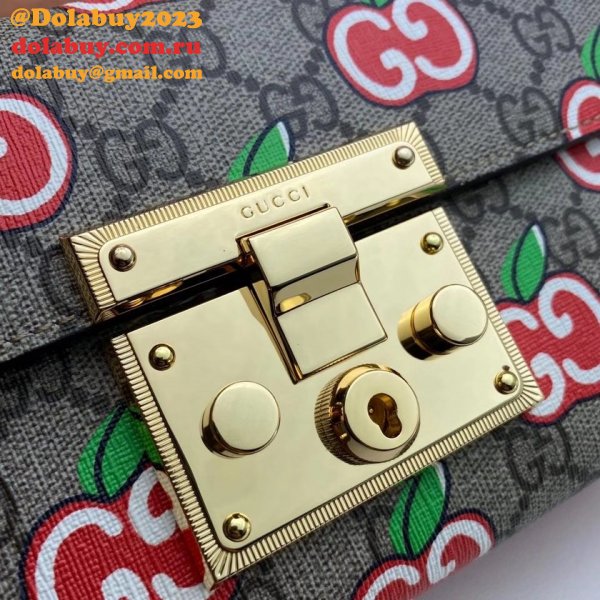 Gucci Replica GG Supreme Padlock Small Shoulder 409487 Bag