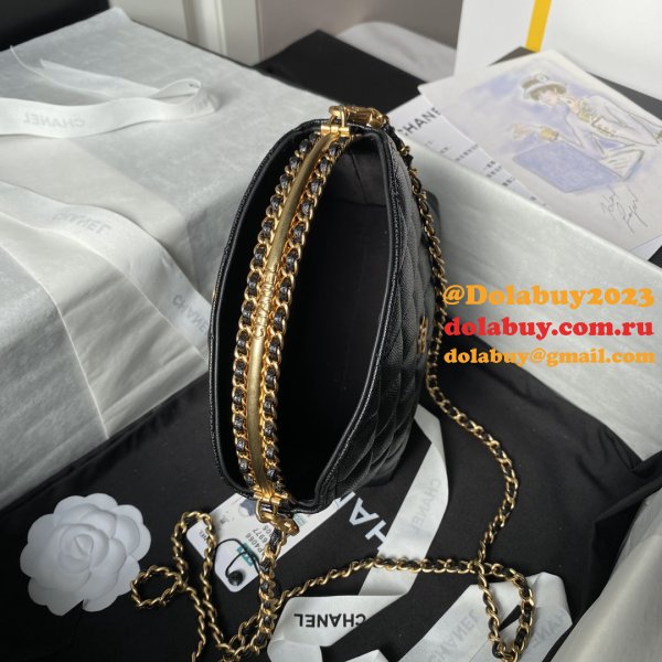 Duplicate Shop Knockoff AP4066 Black/White Shoulder Bags