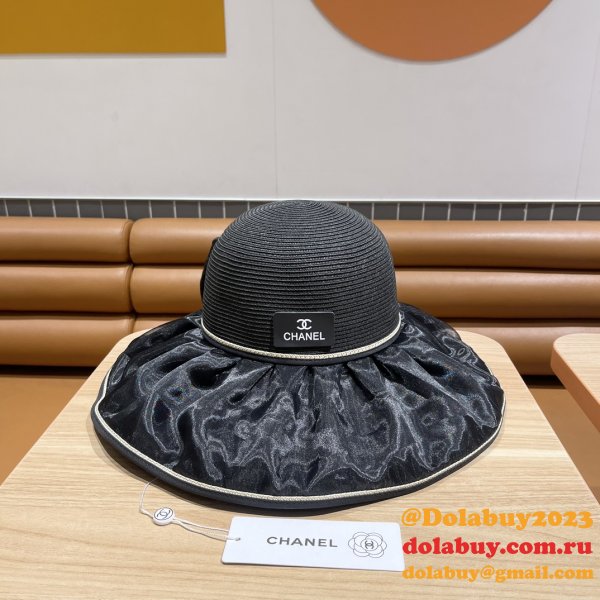 Designer CC High-end straw production Flat hat