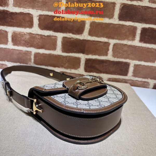 Buy AAAA Gucci 760191 Horsebit Rounded Fake Designer Bags