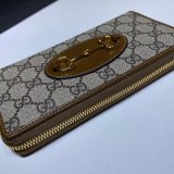 Best Gucci Replica 621889  1955 Horsebit zip around wallet