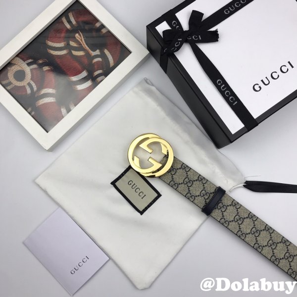 Gucci Belt With Double G Buckle 38mm Cheap