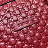 7 Star Gucci Top Quality Leather Convertible Micro GG Dome 449663 Bag