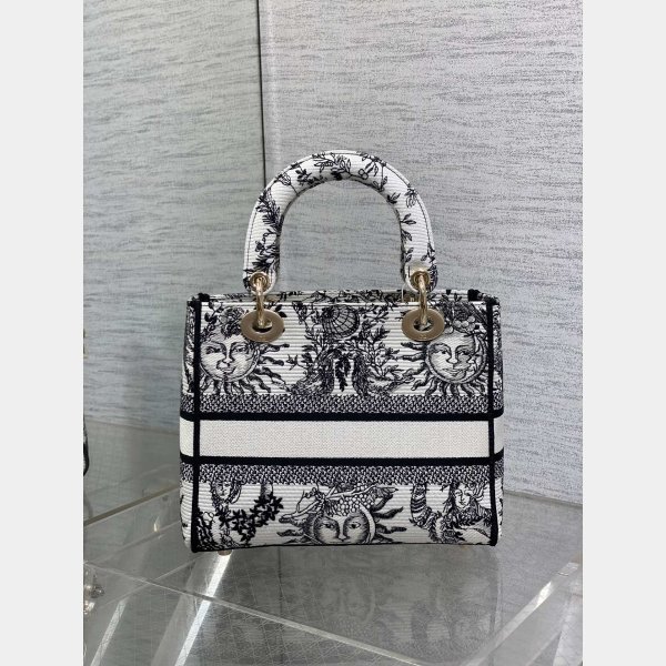 Designer Lady D-Lite Soleil Lady Dior Fake 24cm Bag