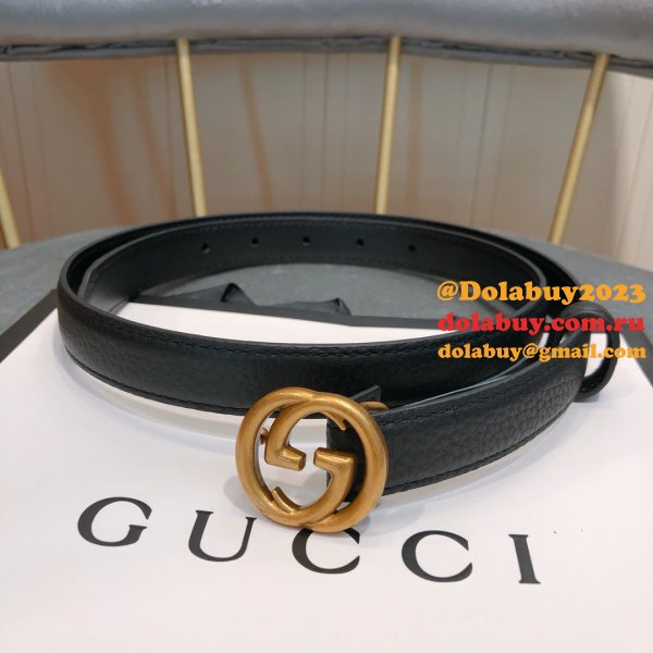 Gucci Belt With Double G Buckle 20mm,30mm,40mm Black Luxury