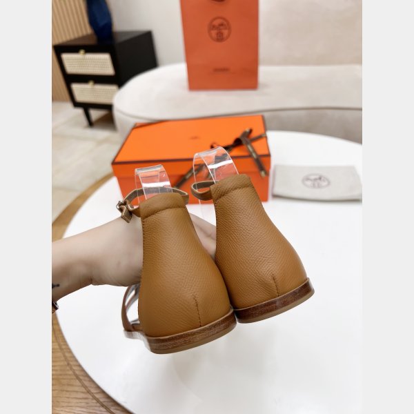 BEST HERMES SANTORINI EPSOM SANDALS 2024