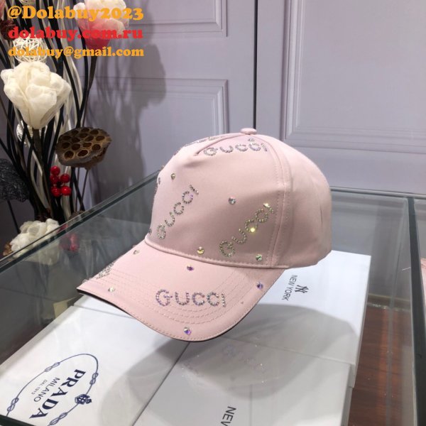 Fashion Gucci with diamond logo Baseball cap