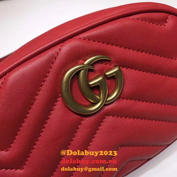 Best 476434 Gucci GG Marmont matelassé leather belt bag