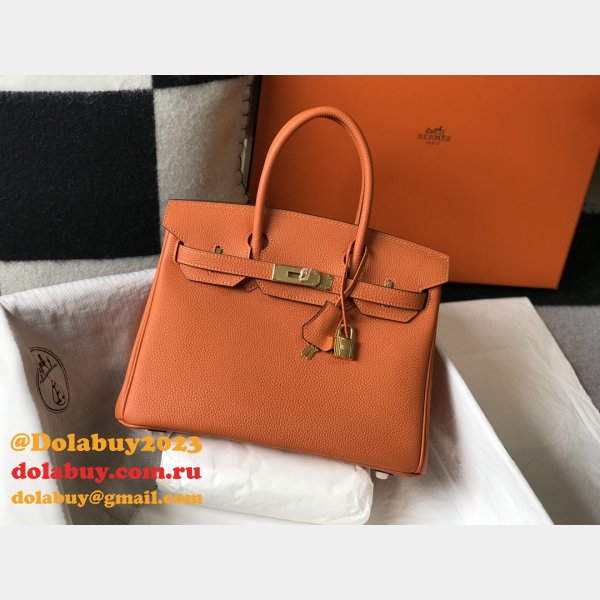 Customize Best Quality Replica Hermes Birkin 30cm 1:1 Handbags on Sale