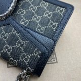 The highest quality Gucci Dionysus GG Supreme Shoulder Bag 400249 Black