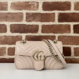 Gucci Top Quality 446744 GG Marmont Crossbody Matelassé Bag