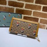 High Quality Gucci UK Beige Disney 602532 zip around wallet