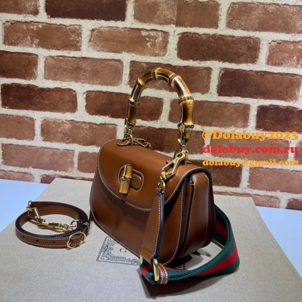 Gucci Bamboo 1947 Replica 675797 top handle bag