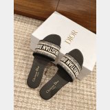 Replica Dior Flat Slipper DWAY SLIDE