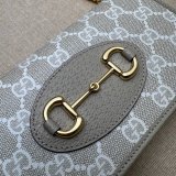 Gucci Replica 621892 Horsebit 1955 wallet with chain Top Quality GG Supreme