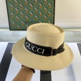 UK Gucci Belt design straw hat