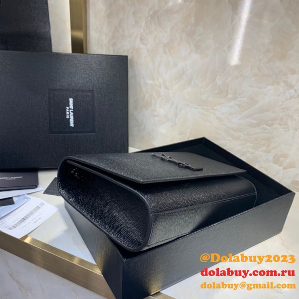 REPLICA SAINT LAURENT KATE BAG 5868006 BLACK ON BLACK