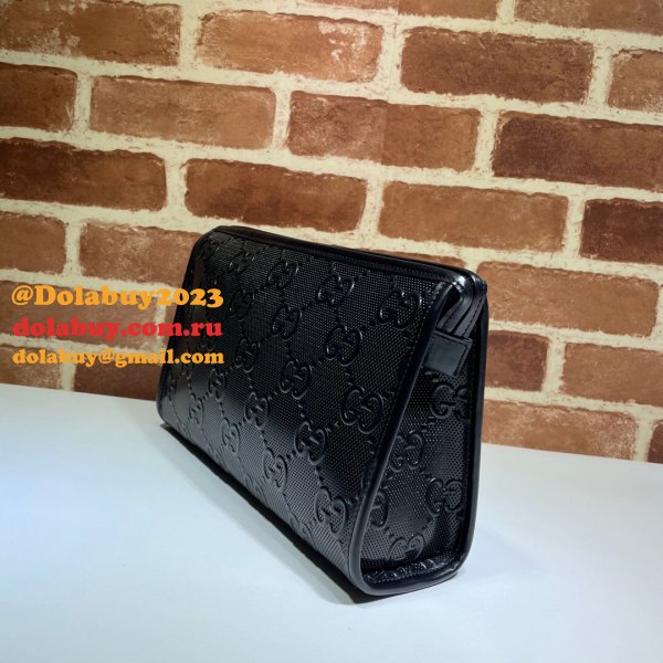 Gucci Replica Black GG embossed mini 625568 bag