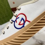 Gucci Shoes Replica Double G Canvas 1:1 Mirror High-Quality