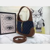 Gucci 1:1 Quality Jackie 1961 small shoulder 636706 Dark blue bag