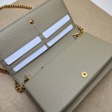 Gucci Replica 621892 Horsebit 1955 wallet with chain Top Quality GG Supreme