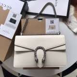 Wholesale Replica Gucci 400249 Dionysus GG Supreme Shoulder White Bag