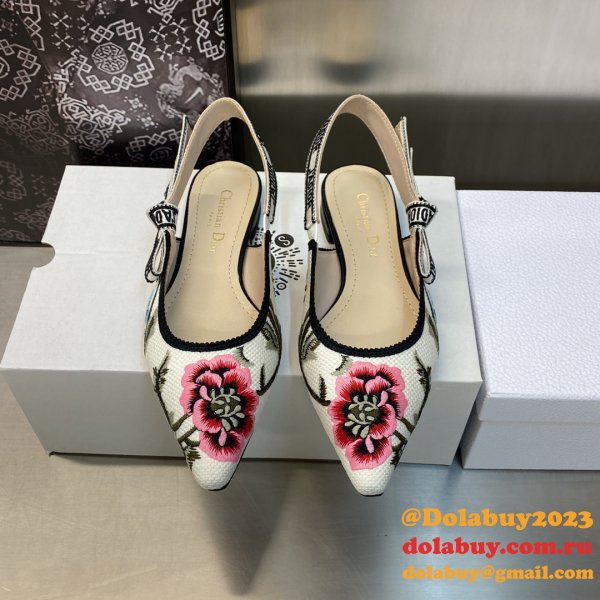 Replica Christian Dior J'ADIOR 2023 Macrame Shoes