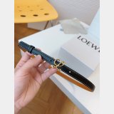 Wholesale Loewe Women Belt 1:1 Mirror Smooth 1.5cm Width