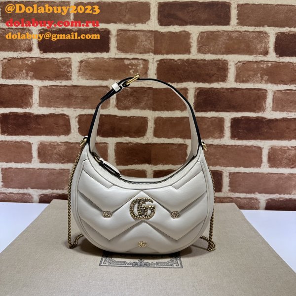 Copy GG Marmont Half-moon-shaped 770983 Perfect Knockoff Bag