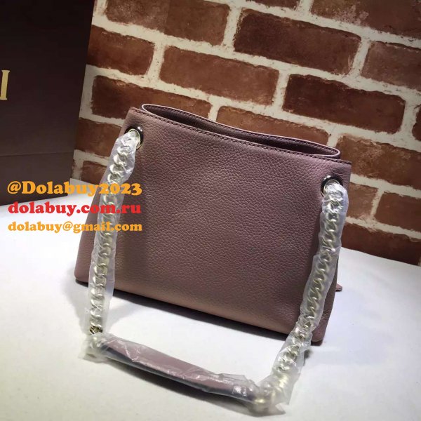 Top Quality Gucci Soho Leather Chain Strap Shoulder 387043 Bag