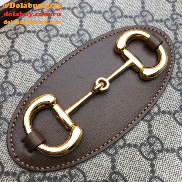 High Quality Replica Gucci 627323 Horsebit 1955 Small Top Handle Bag