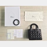 Fashion Christian Dior Lady Dior Top Quality 24CM Fake Bag