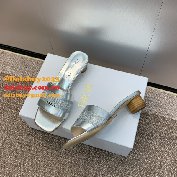 Top Quality DIOR Dway Heeled Slide