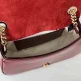 Luxury Gucci Blondie 815711/815715/815719 Shoulder Black/Red Duplicate Bag