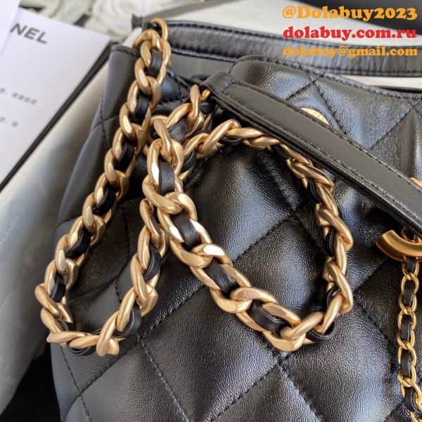 CC Top Quality vintage bucket Replica Black bag