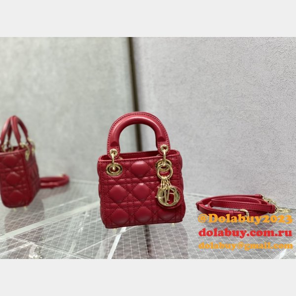 Replica Fashion Dior Micro Lady 1:1 Mirror 12CM Bag