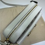 Gucci Replica Horsebit 1955 Small Brown or White Leather Shoulder 645454 Bag